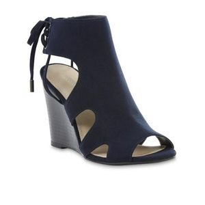 Covington Navy Wedges